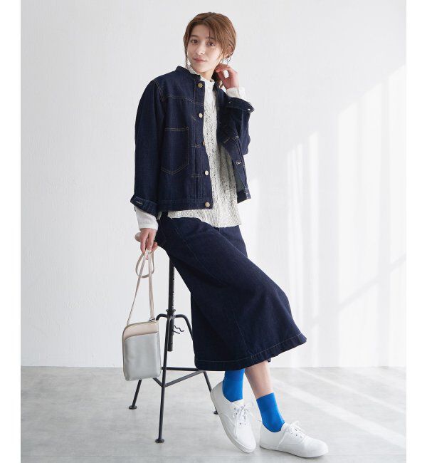 Lbc with Life「MIXヤーン透かし編み2WAYベスト」|ニット・セーター|