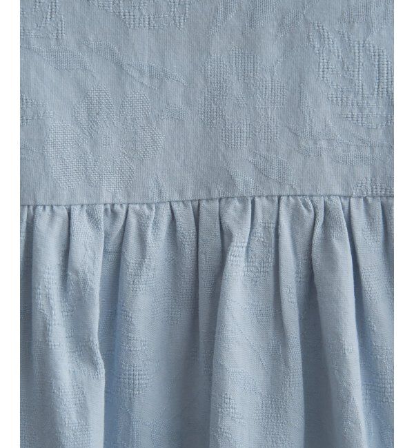 Lbc with Life「ジャカード襟フリルブラウス」|シャツ・ブラウス|