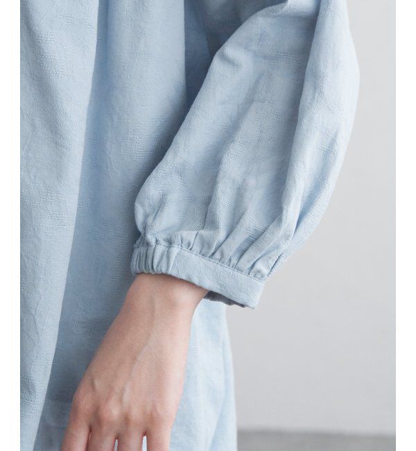 Lbc with Life「ジャカード襟フリルブラウス」|シャツ・ブラウス|