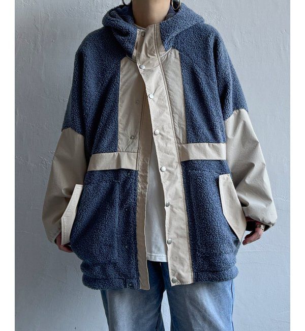 Lbc with Life「ボアナイロンフードミドルアウター」|その他|