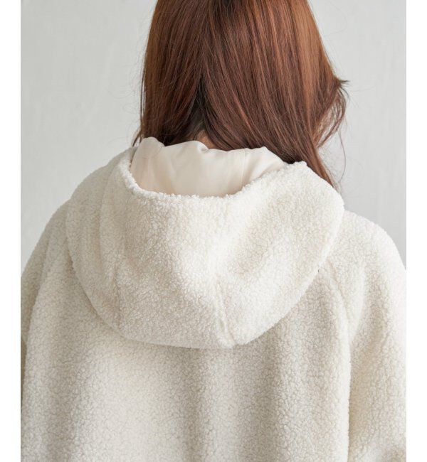 Lbc with Life「ボアナイロンフードミドルアウター」|その他|