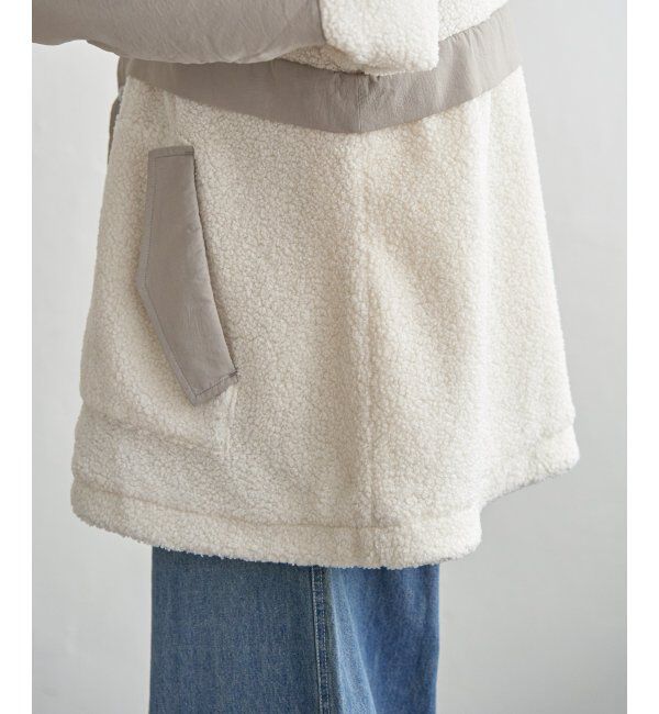 Lbc with Life「ボアナイロンフードミドルアウター」|その他|