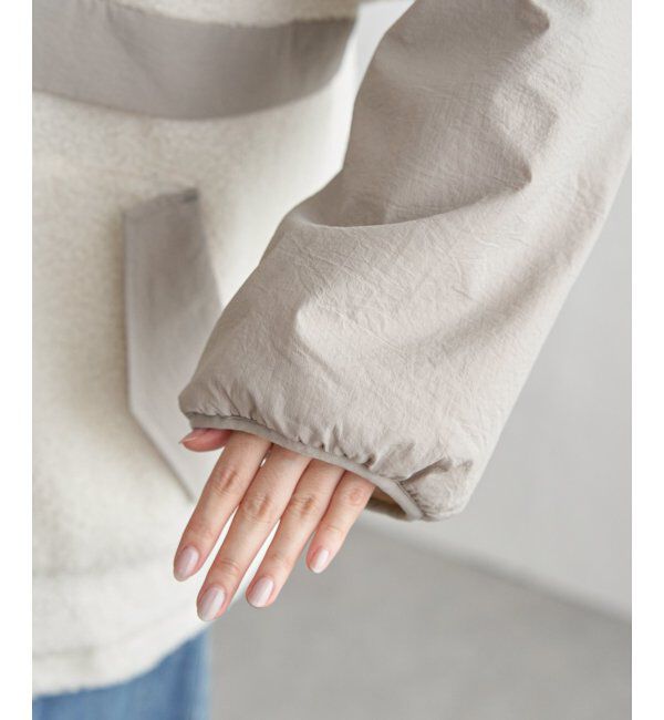 Lbc with Life「ボアナイロンフードミドルアウター」|その他|