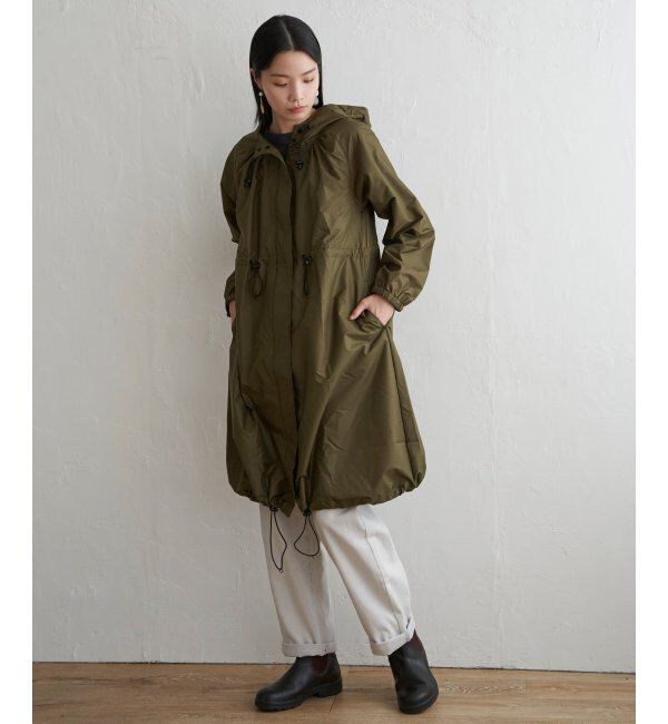 Lbc with Life「【撥水】Wpc. ロングモッズ レインコート」|傘|オリーブ