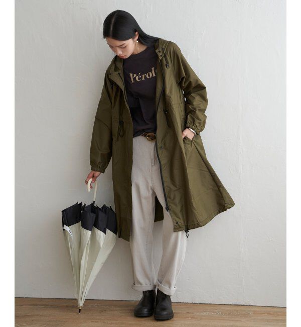 Lbc with Life「【撥水】Wpc. ロングモッズ レインコート」|傘|