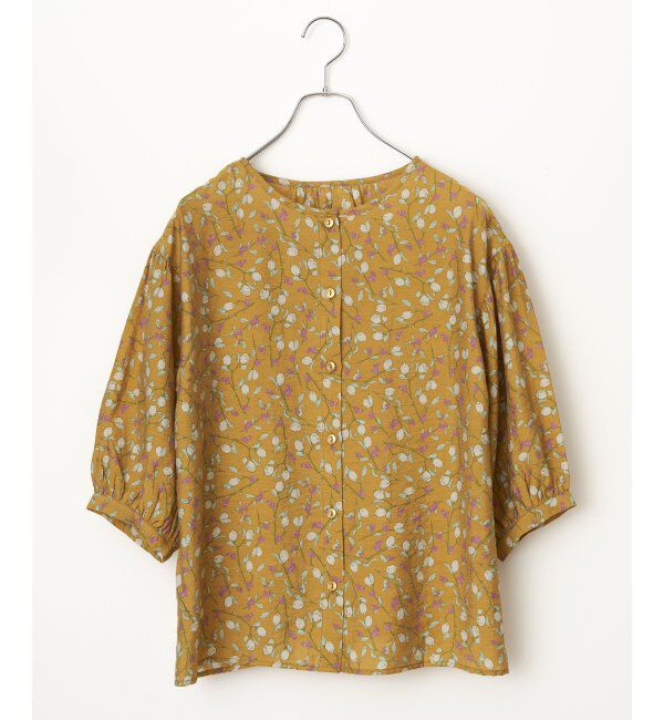 Lbc with Life「ボタニカルプリント2WAYブラウス」|シャツ・ブラウス|