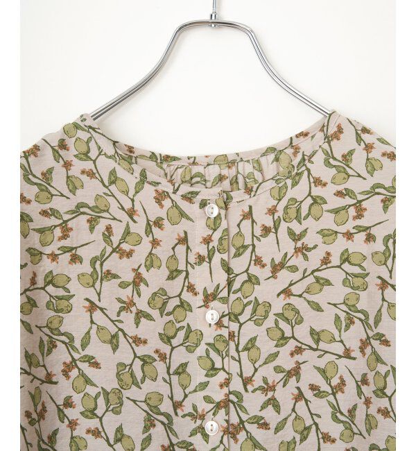 Lbc with Life「ボタニカルプリント2WAYブラウス」|シャツ・ブラウス|