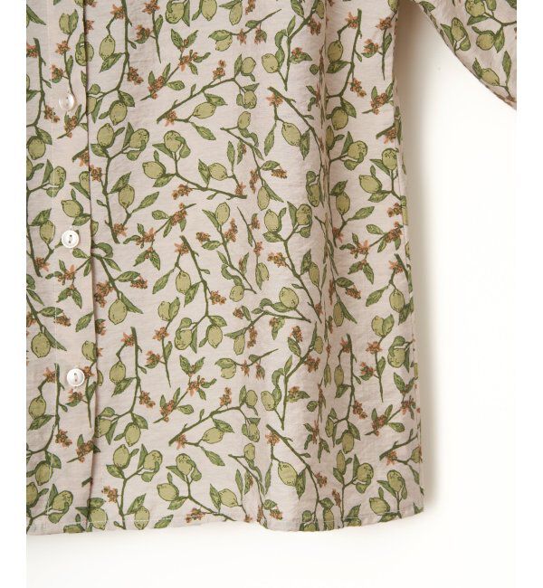 Lbc with Life「ボタニカルプリント2WAYブラウス」|シャツ・ブラウス|