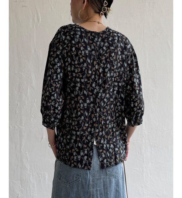 Lbc with Life「ボタニカルプリント2WAYブラウス」|シャツ・ブラウス|