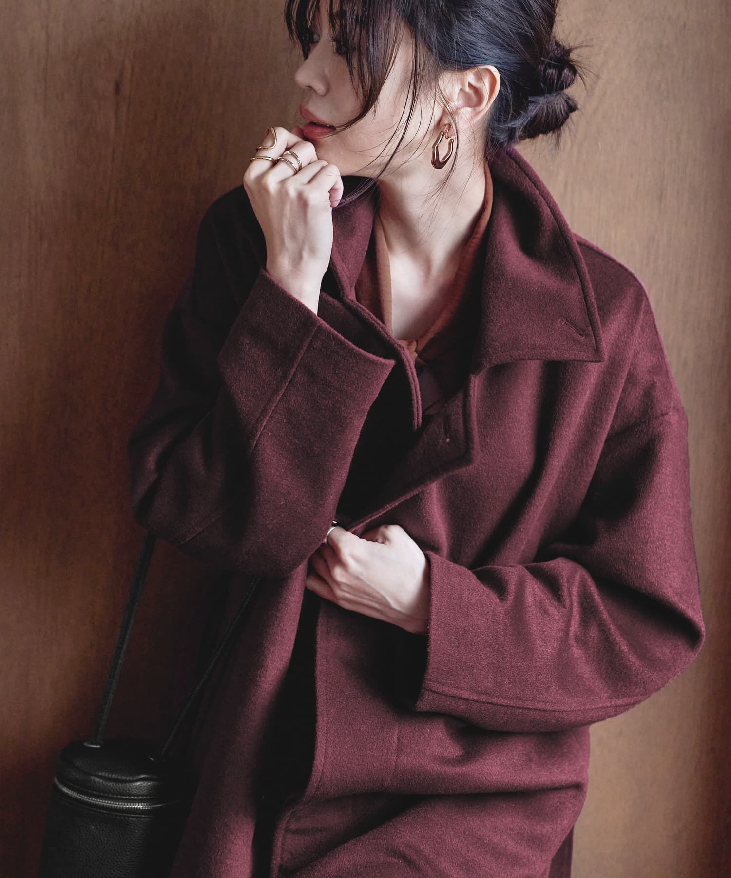 STYLE DELI「【LUXE】ロングレングスウールコート」|ステンカラーコート|