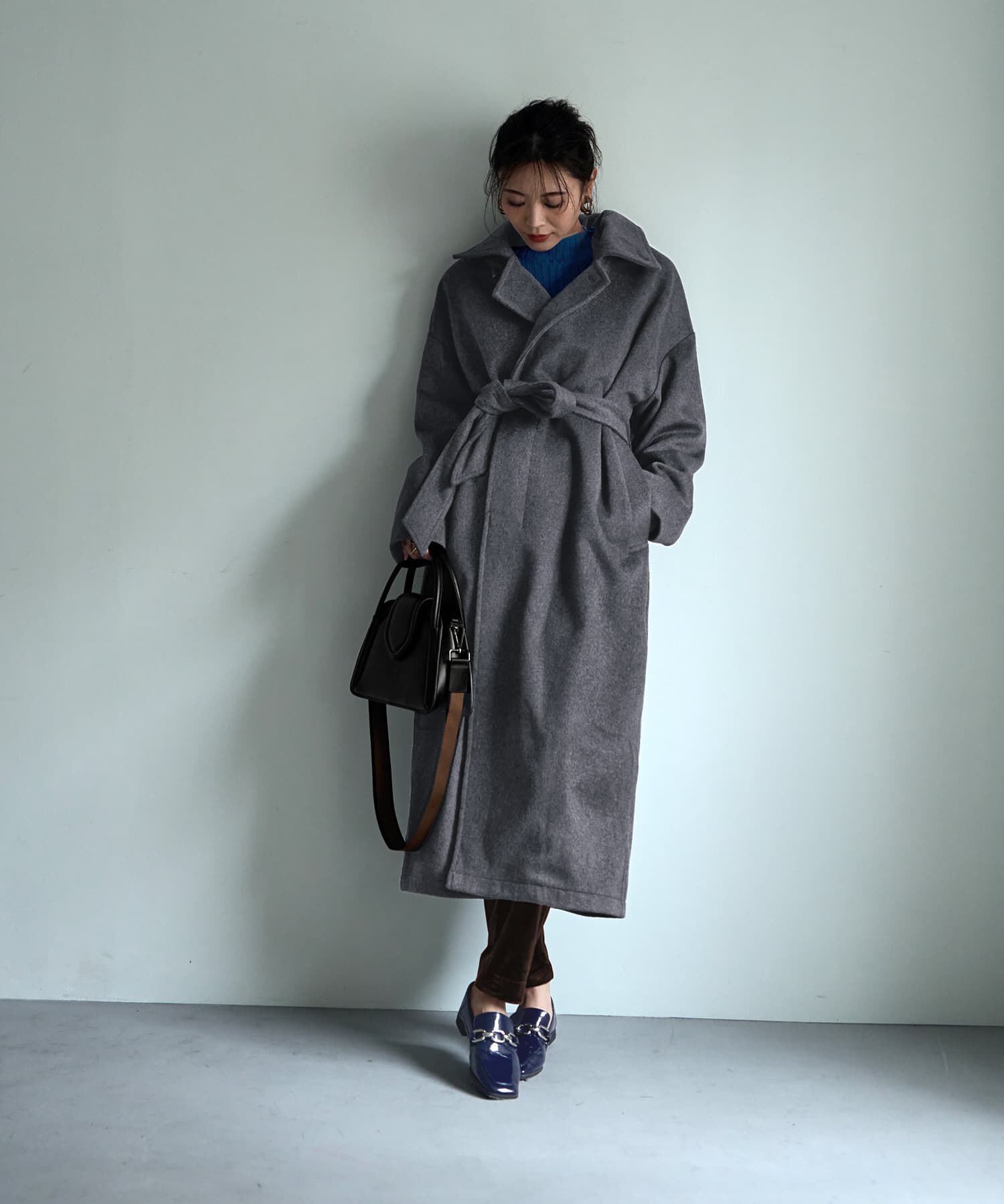 STYLE DELI「【LUXE】ロングレングスウールコート」|ステンカラーコート|