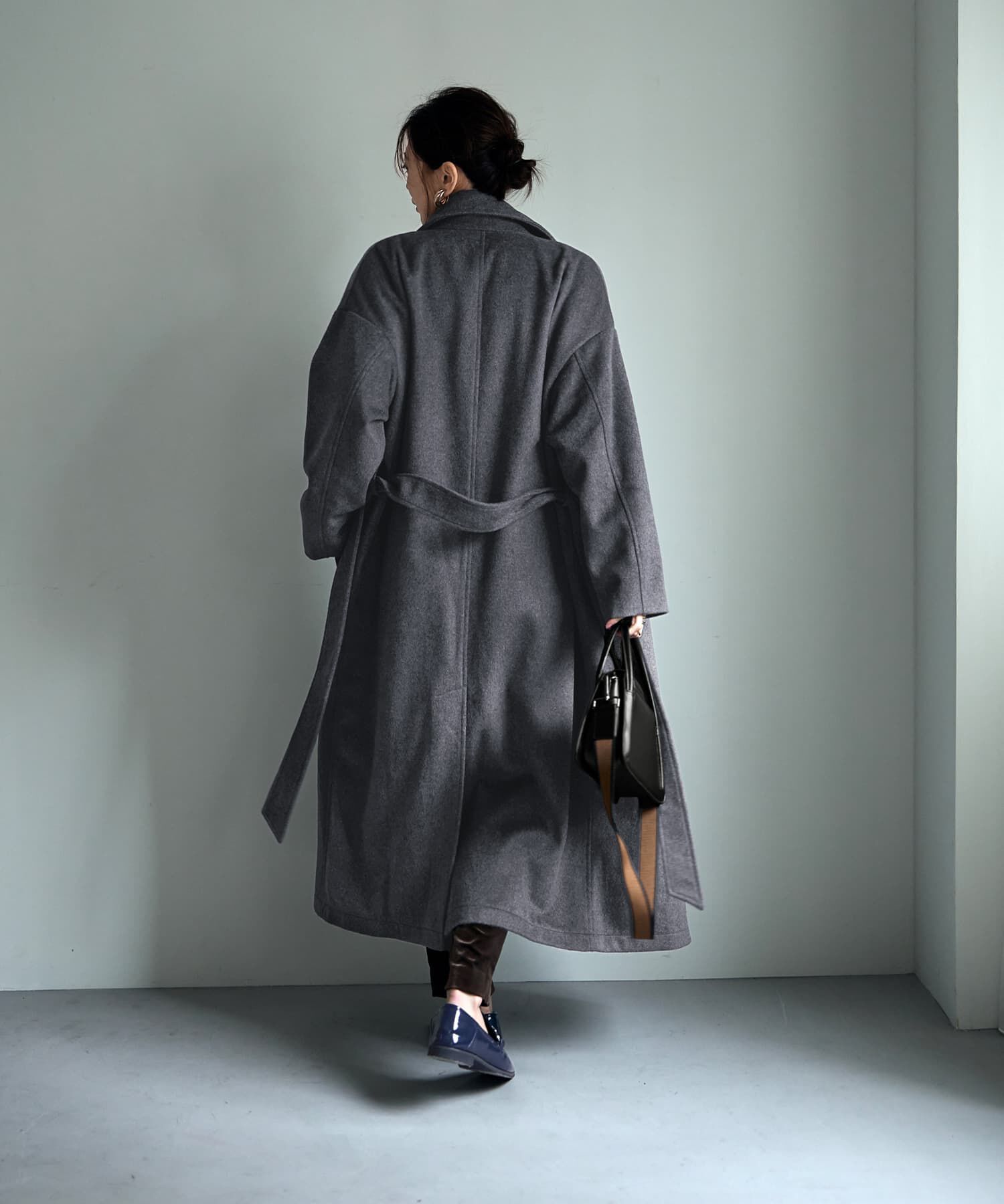 STYLE DELI「【LUXE】ロングレングスウールコート」|ステンカラーコート|