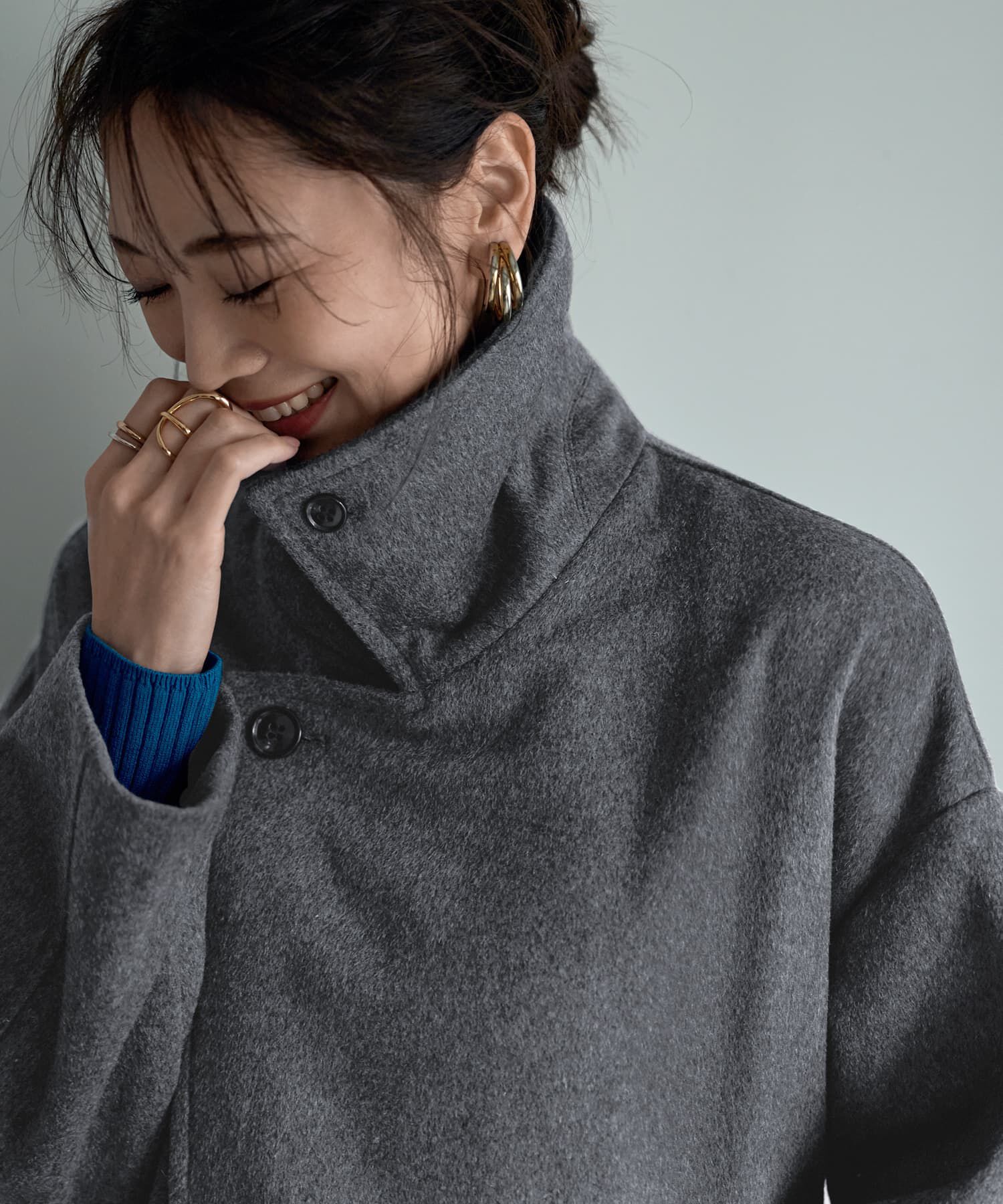 STYLE DELI「【LUXE】ロングレングスウールコート」|ステンカラーコート|