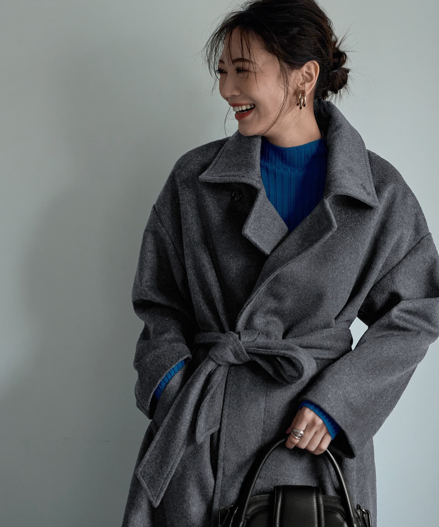 STYLE DELI「【LUXE】ロングレングスウールコート」|ステンカラーコート|