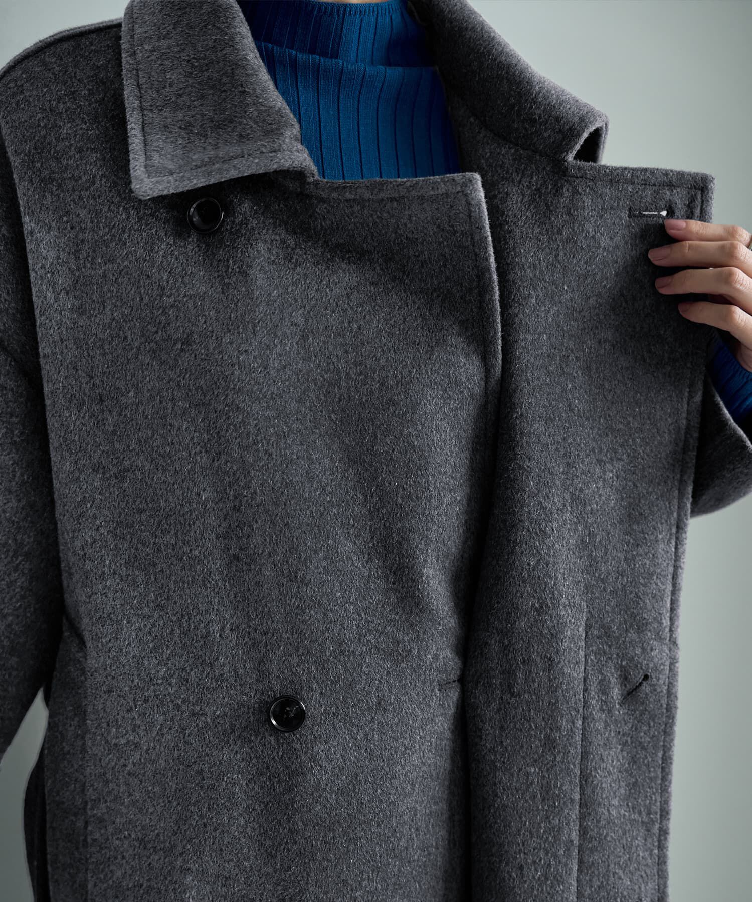 STYLE DELI「【LUXE】ロングレングスウールコート」|ステンカラーコート|