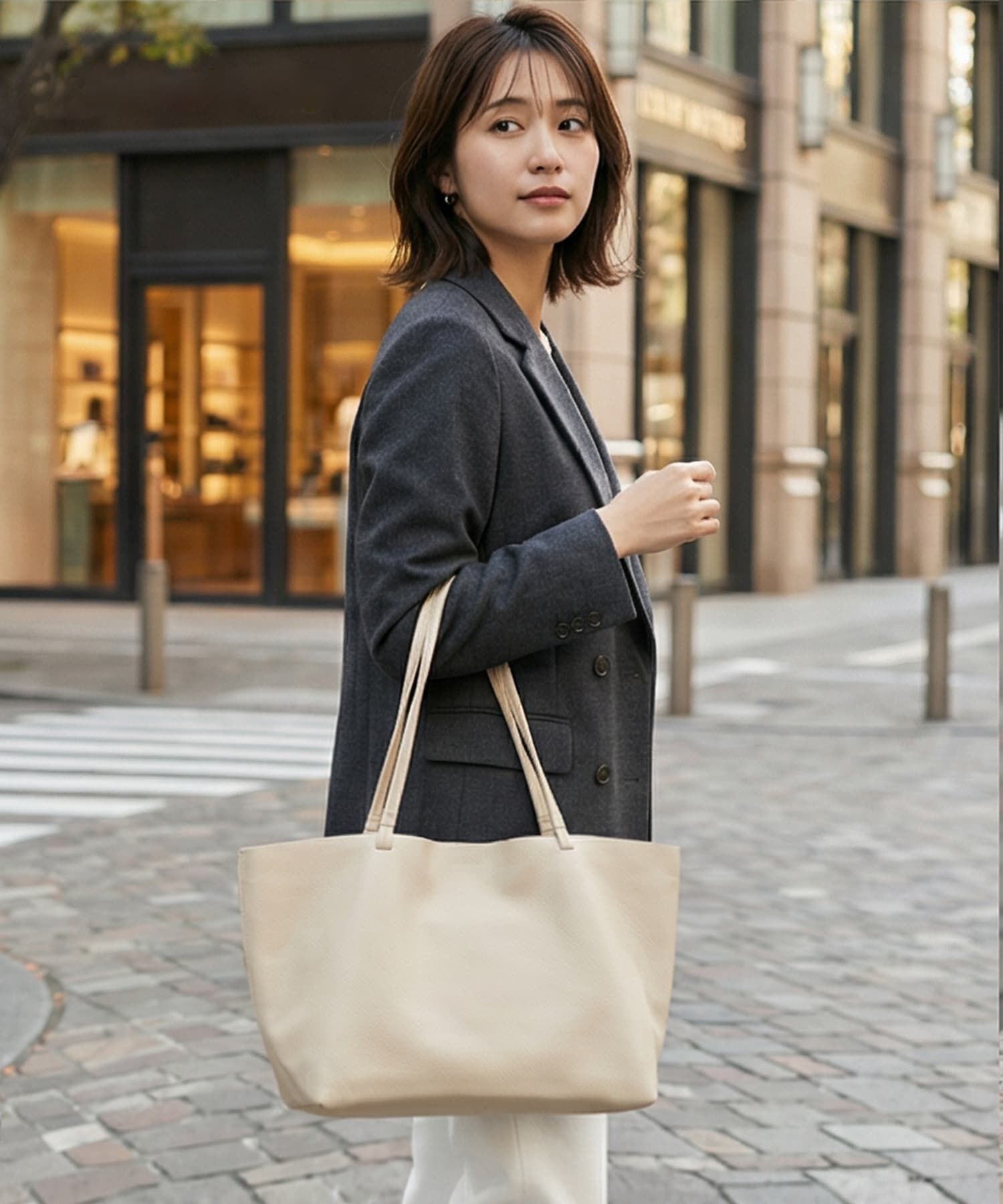 STYLE DELI「【DELI by】マチありA4シンプルトートバッグ」|トートバッグ|