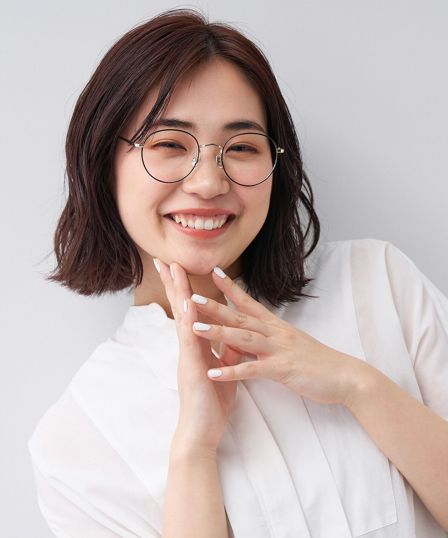  「ボストン型 メタルフレーム メガネ ｜伊達メガネ｜ CLASSIC ゾフ レンズ交換券付き」|メガネ|ブラック