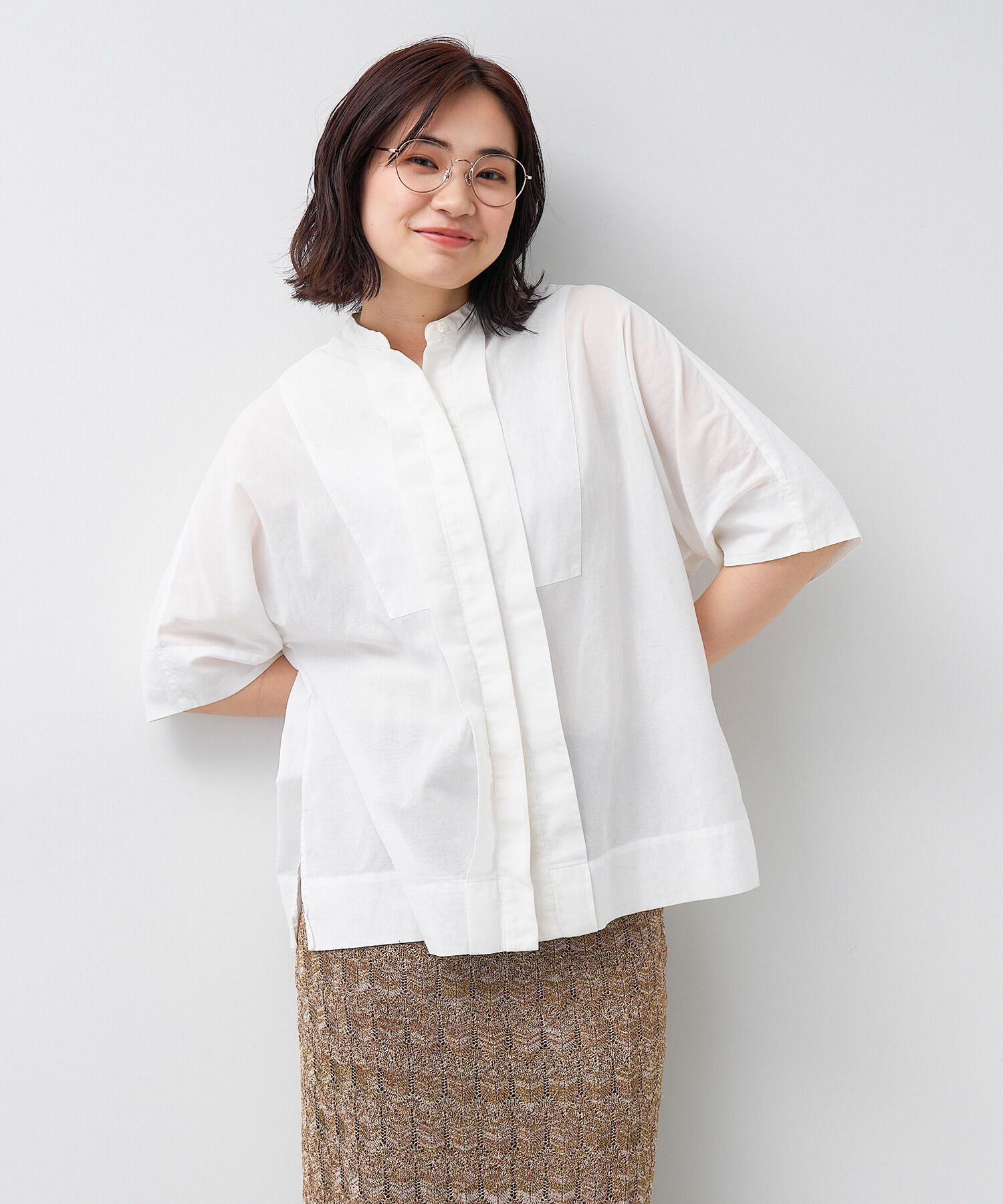  「ボストン型 メタルフレーム メガネ ｜伊達メガネ｜ CLASSIC ゾフ レンズ交換券付き」|メガネ|