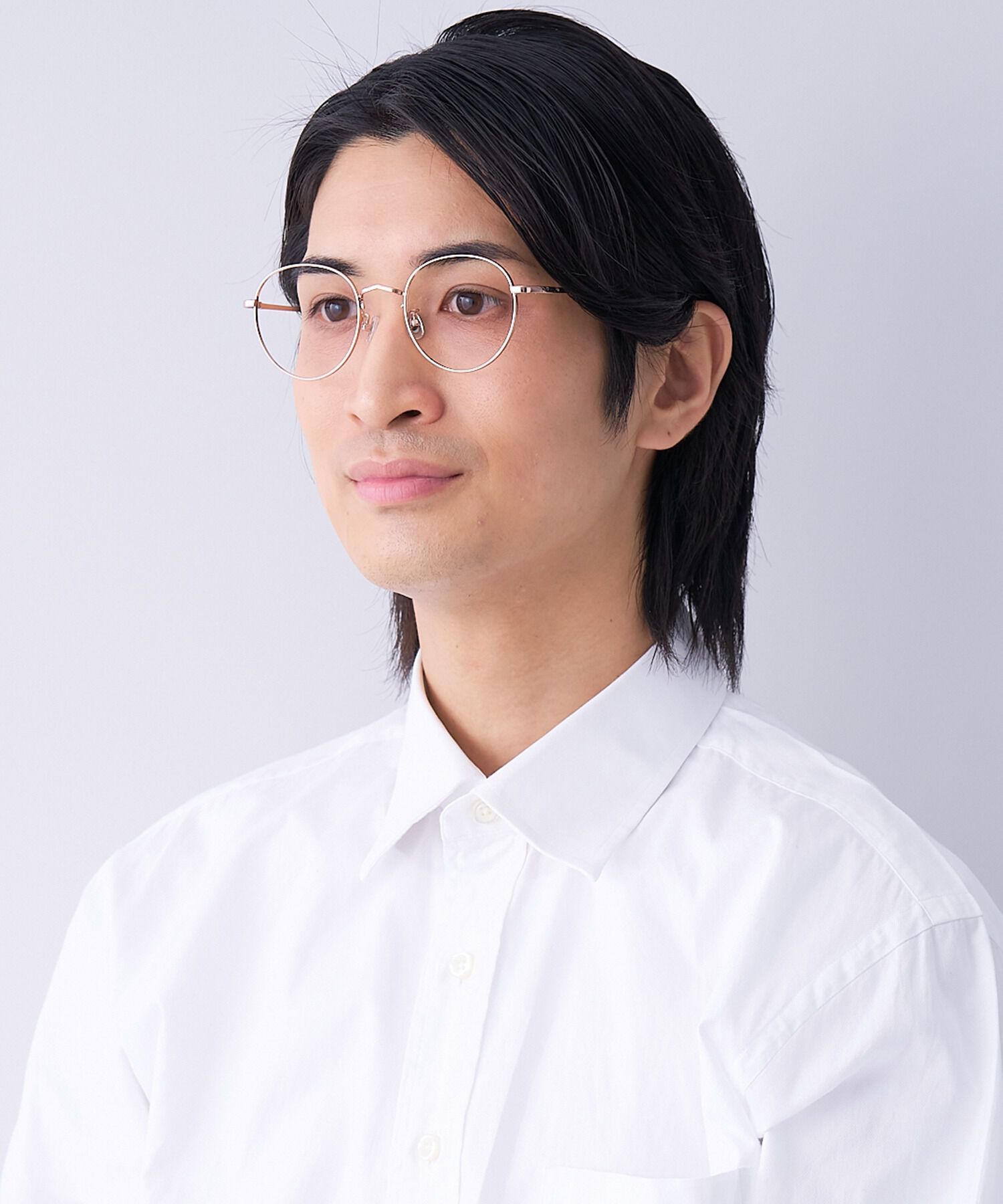  「ボストン型 メタルフレーム メガネ ｜伊達メガネ｜ CLASSIC ゾフ レンズ交換券付き」|メガネ|