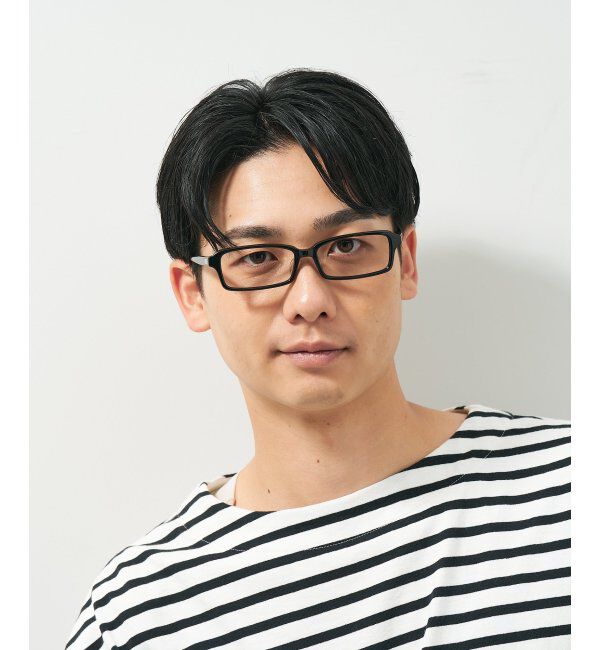  「スクエア型 メガネ｜ユニセックス 上質感のあるフレーム  レンズ交換券付」|メガネ|