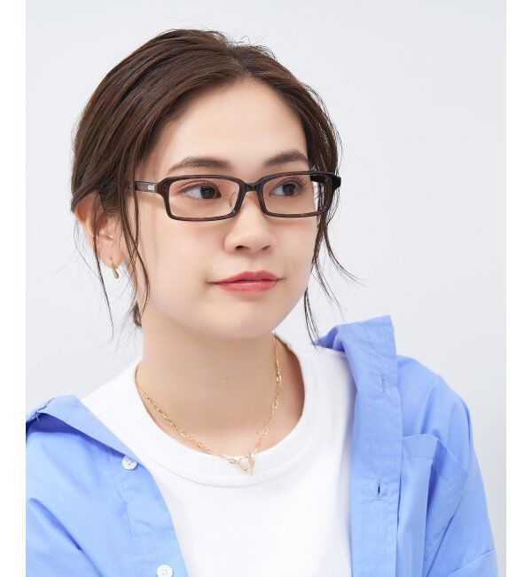  「スクエア型 メガネ｜ユニセックス 上質感のあるフレーム  レンズ交換券付」|メガネ|