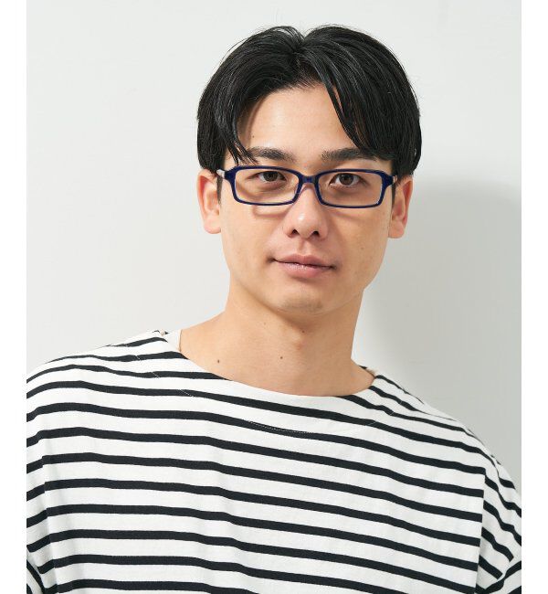  「スクエア型 メガネ｜ユニセックス 上質感のあるフレーム  レンズ交換券付」|メガネ|