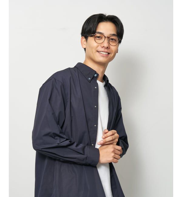  「ボストン型 メガネ｜中顔面短縮みえメガネ 軽量 大人可愛い おうちメガネ 伊達メガネ レンズ交換券付」|メガネ|