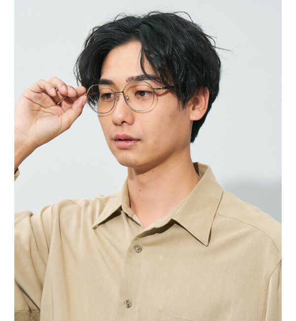  「ウエリントン型メガネ｜読書 レディース 女性用 大人可愛い 大理石｜Zoff｜CHIC レンズ交換券付」|メガネ|