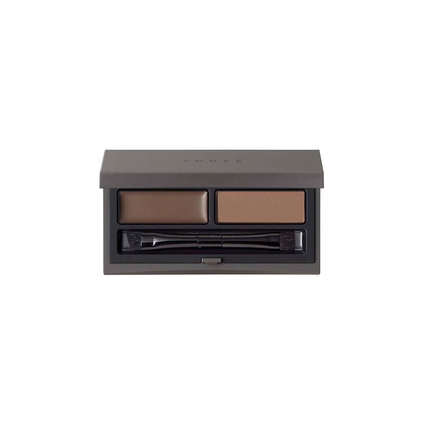 THREE「THREE アドバンスドアイデンティティ ブラウシェーピングデュオ」|アイブロウ|03 ブラウン