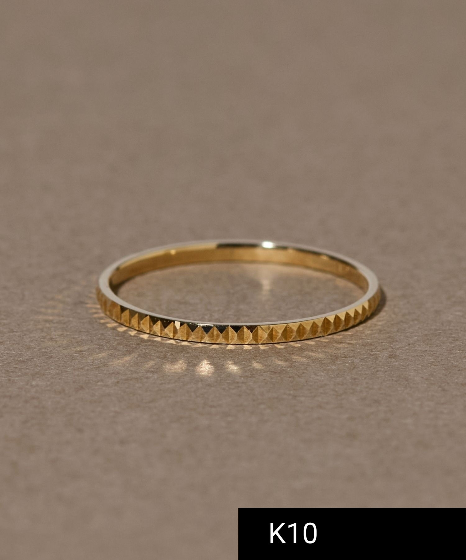 JUPITER「【K10】スリムリング/ゴールド」|リング|ゴールド