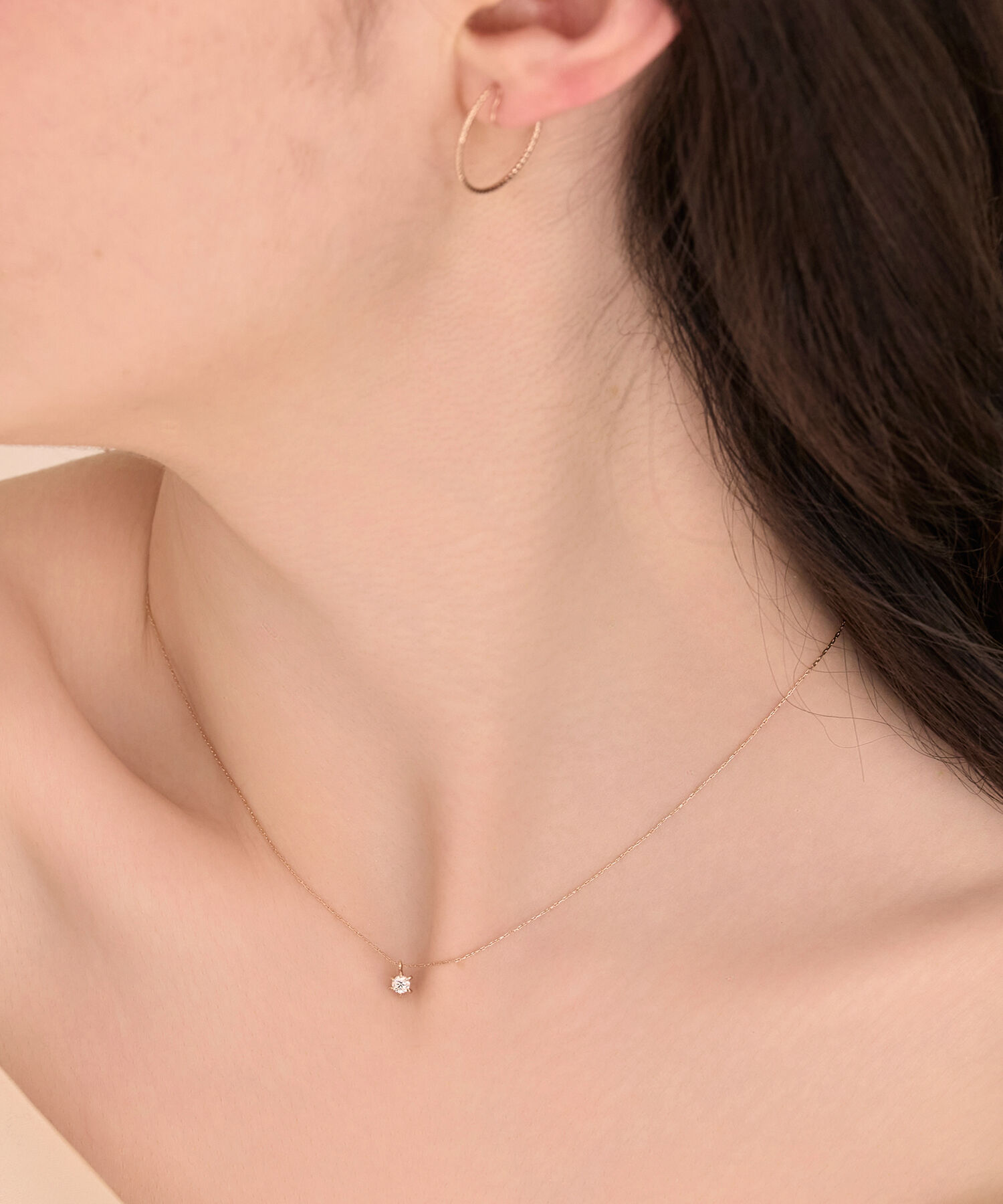 Phoebe「【金属アレルギー対応】スターリービジューネックレス　星」|ネックレス|