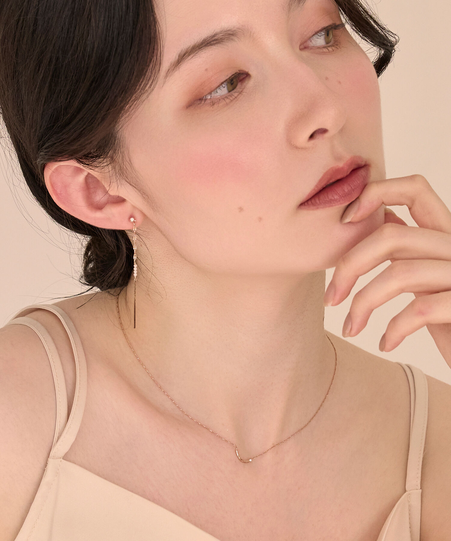 Phoebe「【金属アレルギー対応】エターナルクレセントネックレス」|ネックレス|