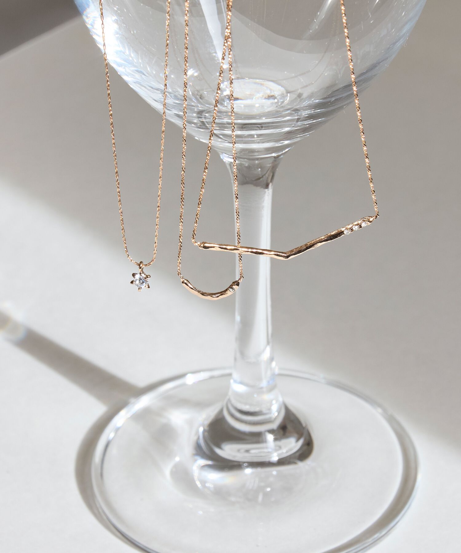 Phoebe「【金属アレルギー対応】バランスラインネックレス」|ネックレス|