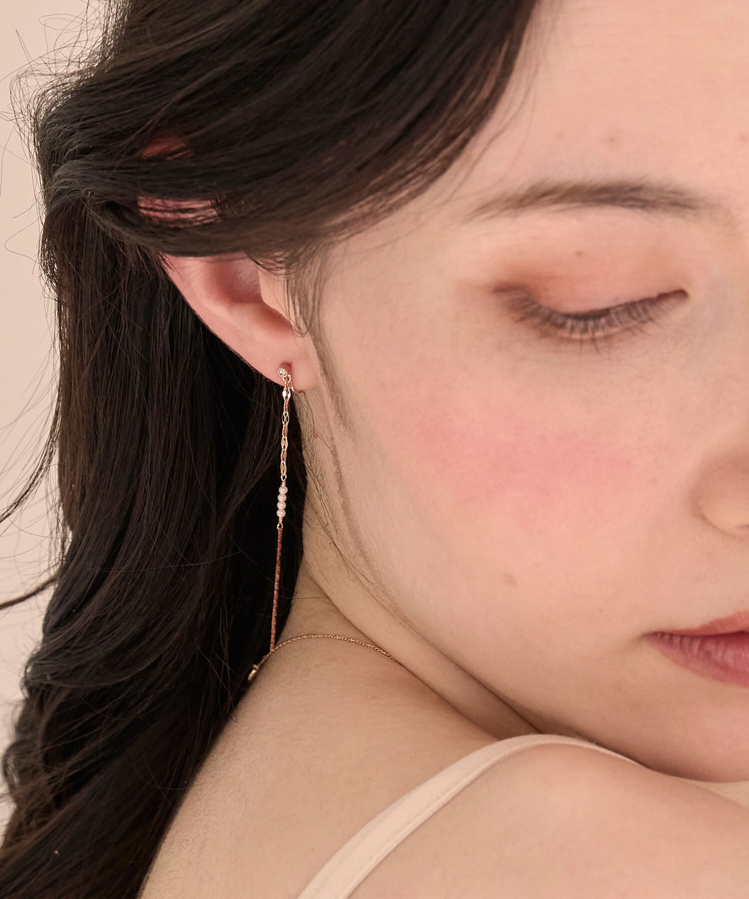 Phoebe「【痛くないシリーズ/金属アレルギー対応】ルミナスビジューライトフィットイヤリング」|イヤリング|