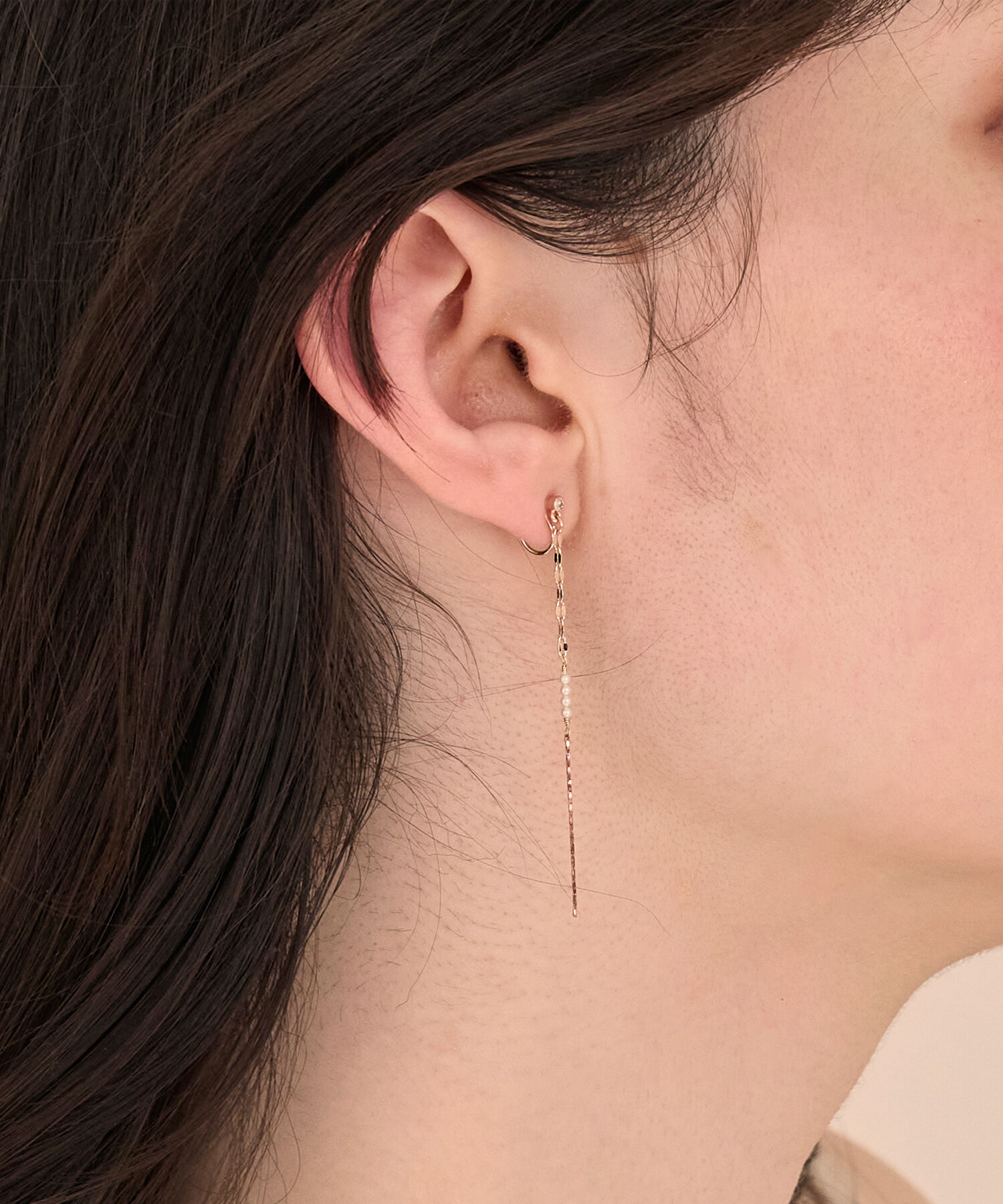 Phoebe「【痛くないシリーズ/金属アレルギー対応】ルミナスビジューライトフィットイヤリング」|イヤリング|