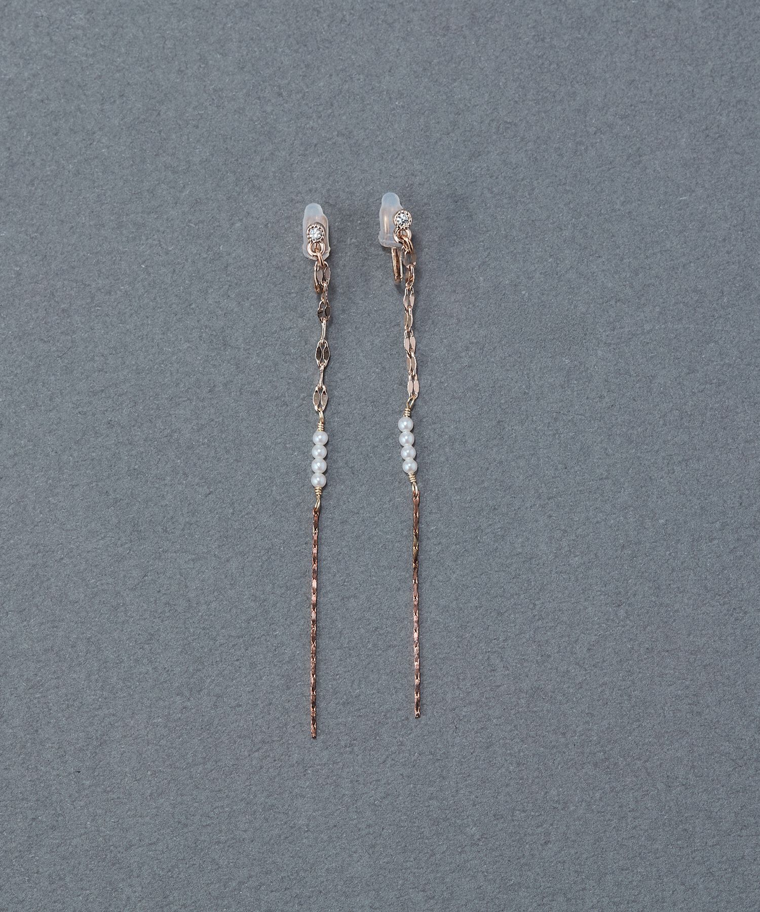 Phoebe「【痛くないシリーズ/金属アレルギー対応】ルミナスビジューライトフィットイヤリング」|イヤリング|