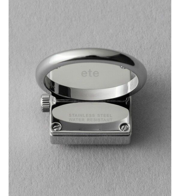 ete「スクエア リングウォッチ」|腕時計|
