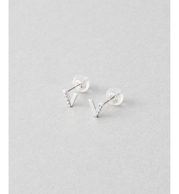 Jouete「K10WG ピアス ダイヤモンド」|ピアス|