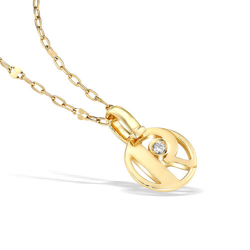 STAR JEWELRY「INITIAL STAR CHARM (R)」|ネックレス|