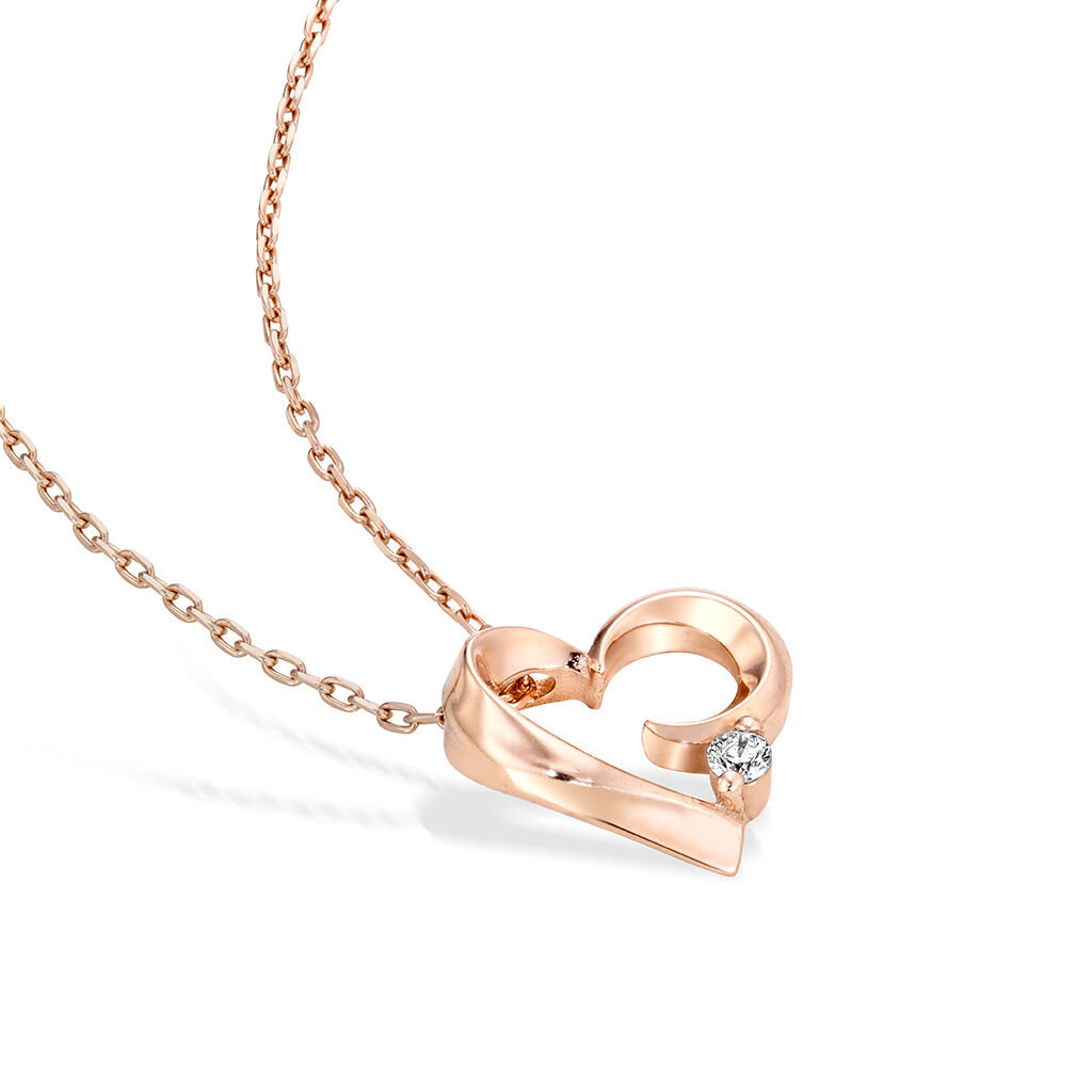 STAR JEWELRY「HEART MOON」|ネックレス|