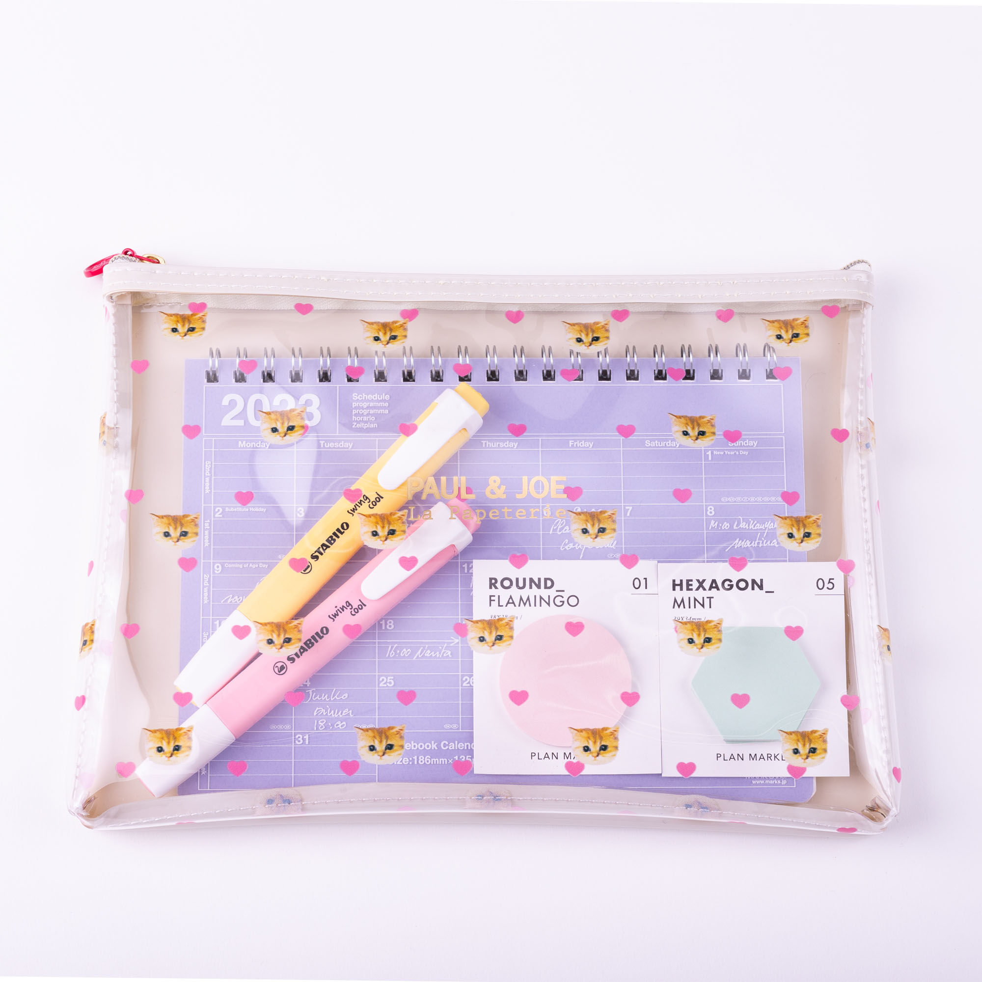 PAUL&JOE「フラットポーチ／ポール＆ジョー」|ポーチ|