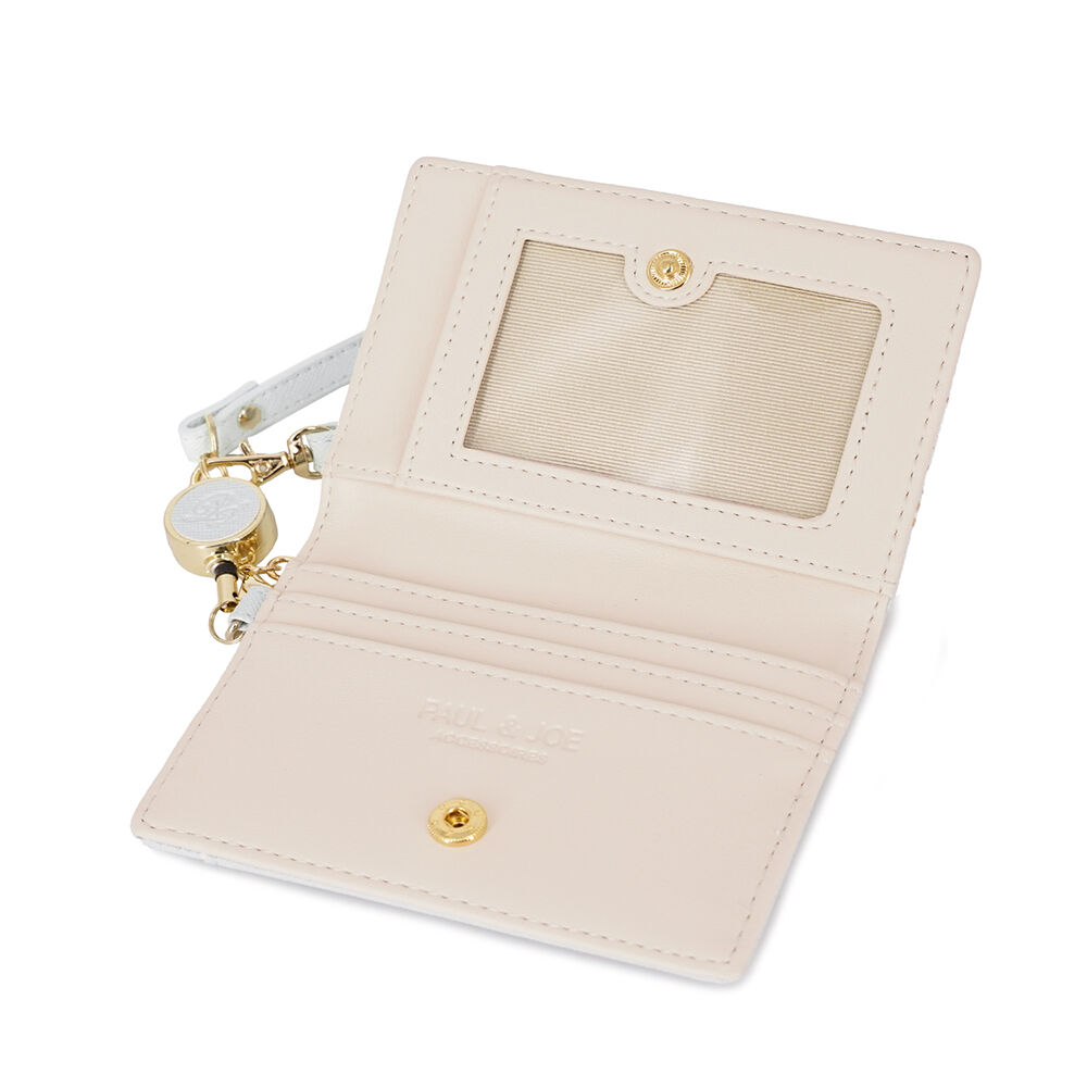 PAUL&JOE「２面パスケース／クリザンテーム　ラメ　／ＰＡＵＬ　＆　ＪＯＥ」|定期入れ|