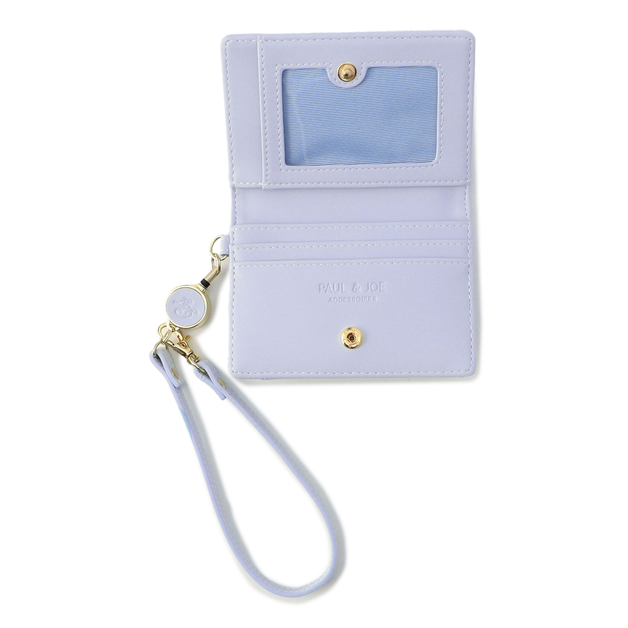 PAUL&JOE「２面パスケース／ロゴエンボス」|定期入れ|