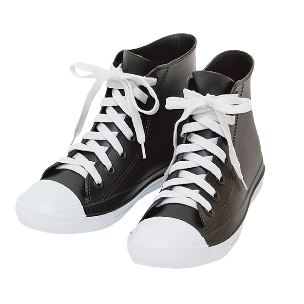 BACKYARD FAMILY「レインシューズ スニーカー 通販 レディース メンズ おしゃれ レインスニーカー 雨 スニーカー」|レインシューズ|ブラック2