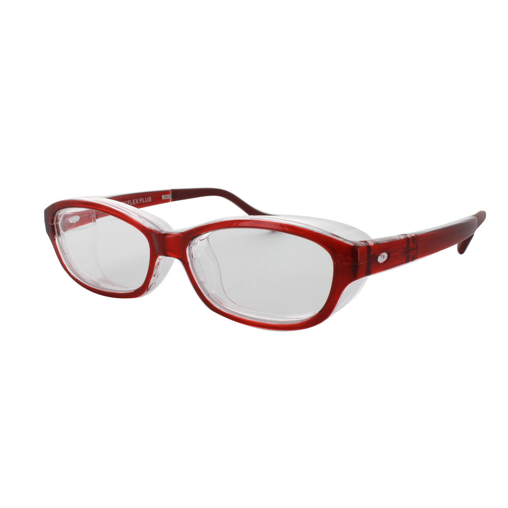 BACKYARD FAMILY「花粉メガネ おしゃれ 通販 スカッシーフレックス＋ スカッシーフレックスプラス SS S M L 」|メガネ|レッド1