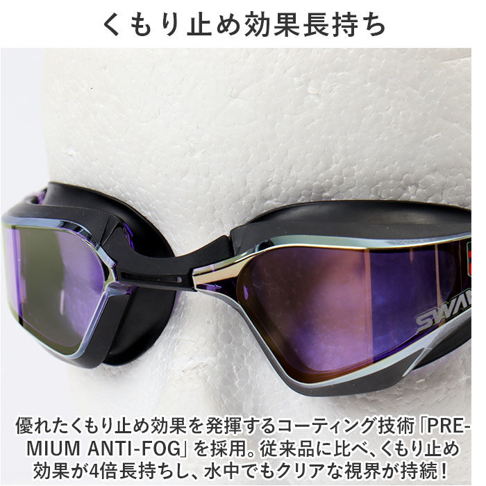BACKYARD FAMILY「スワンズ ゴーグル ミラー 通販 SWANS SR-72MPAFAB スイミングゴーグル」|その他|