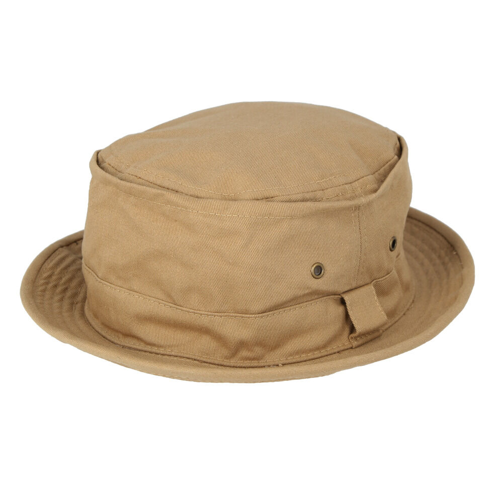 BACKYARD FAMILY「帽子 ハット キッズ 通販 ポークパイハット 子ども レディース カジュアル おしゃれ 無地」|ハット|ベージュ1