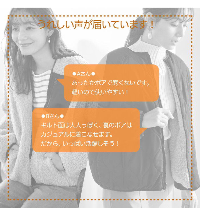 BACKYARD FAMILY「ショート丈 ノーカラーコート レディース 通販 ノーカラージャケット ブルゾン ジャンパー」|その他|