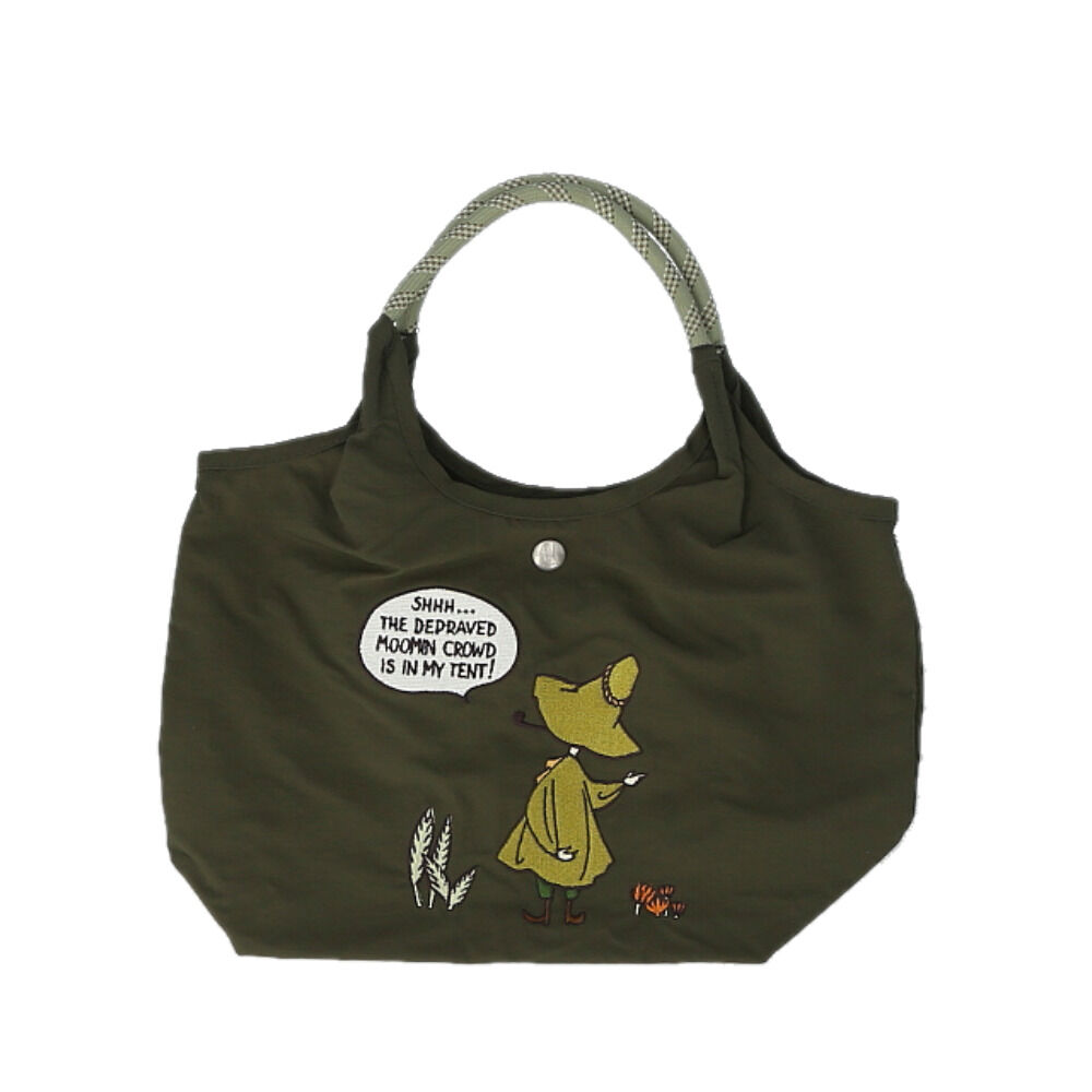 BACKYARD FAMILY「MOOMIN ムーミン トート 2way 通販 ショルダーバッグ 手提げ トートバッグ」|トートバッグ|グリーン1