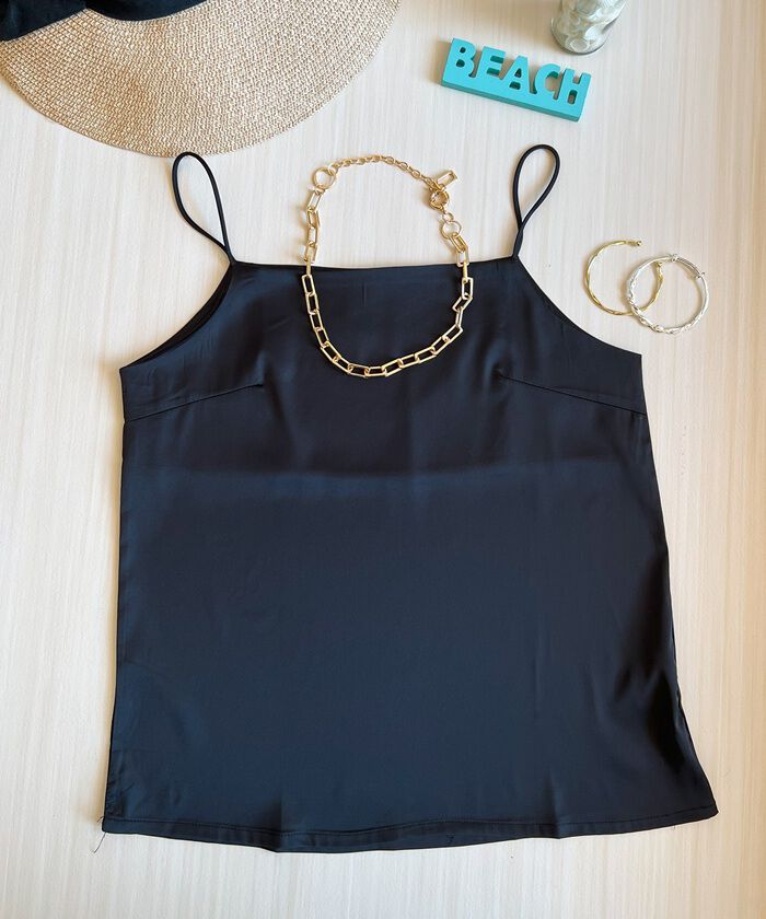 BACKYARD FAMILY「キャミソール カップなし 通販 サテン キャミ サテンキャミ さらさら 透けにくい レディース」|その他|